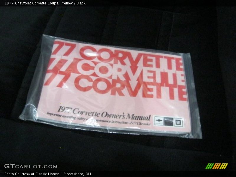 Books/Manuals of 1977 Corvette Coupe