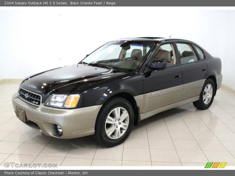 Black Granite Pearl / Beige 2004 Subaru Outback H6 3.0 Sedan