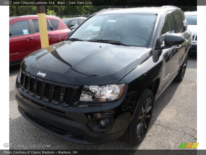 Black / Dark Slate Gray 2012 Jeep Compass Latitude 4x4