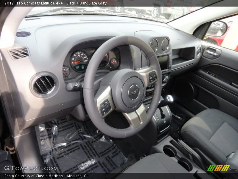 Black / Dark Slate Gray 2012 Jeep Compass Latitude 4x4