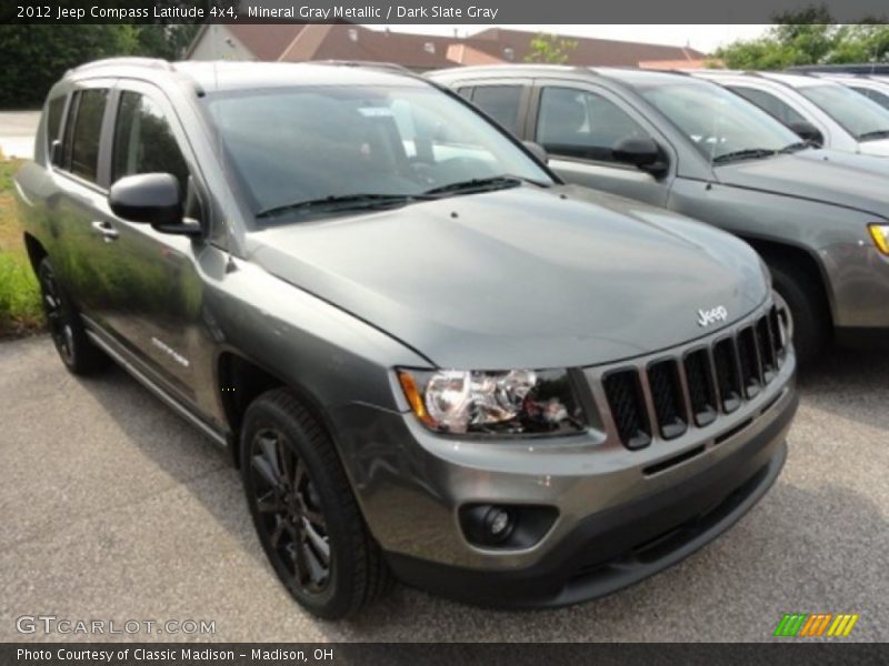 Mineral Gray Metallic / Dark Slate Gray 2012 Jeep Compass Latitude 4x4