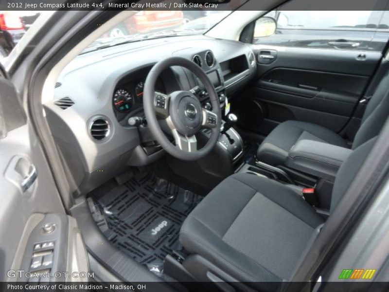 Mineral Gray Metallic / Dark Slate Gray 2012 Jeep Compass Latitude 4x4