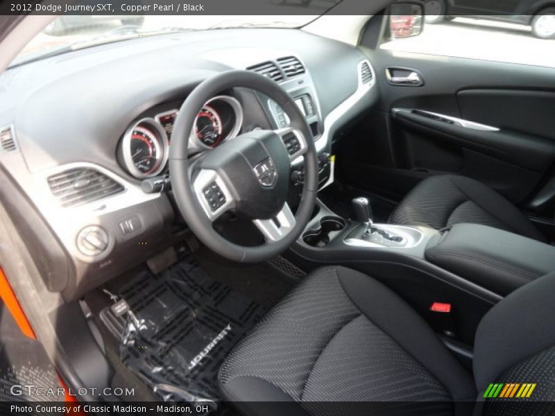 Copper Pearl / Black 2012 Dodge Journey SXT
