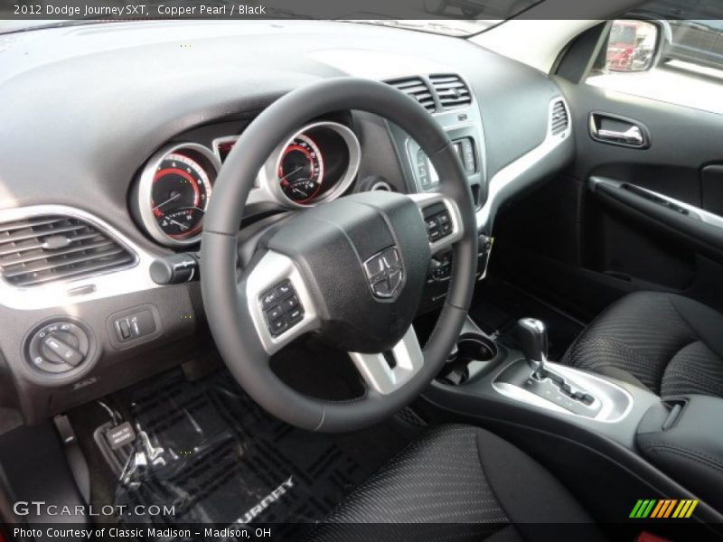 Copper Pearl / Black 2012 Dodge Journey SXT