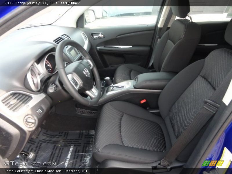 Blue Pearl / Black 2012 Dodge Journey SXT