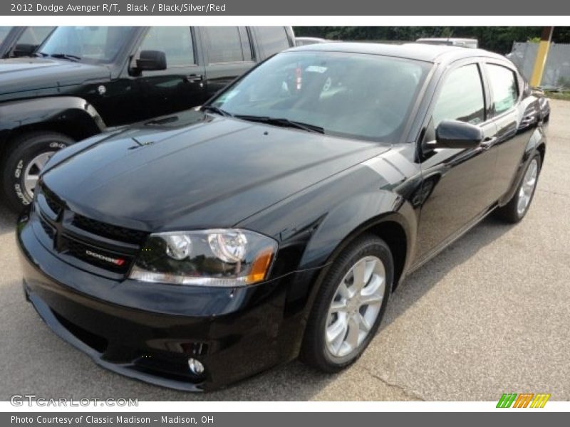 Black / Black/Silver/Red 2012 Dodge Avenger R/T