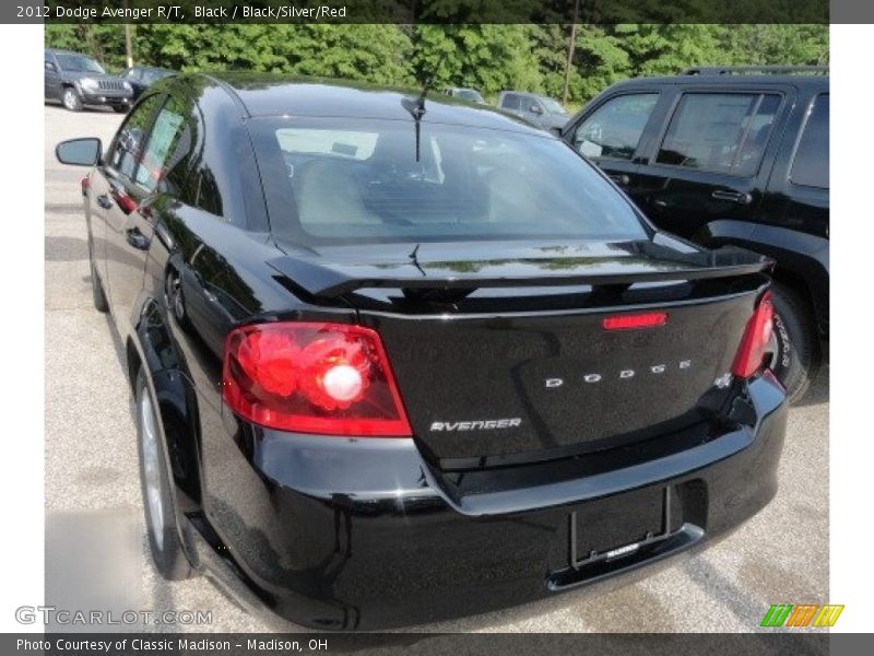 Black / Black/Silver/Red 2012 Dodge Avenger R/T