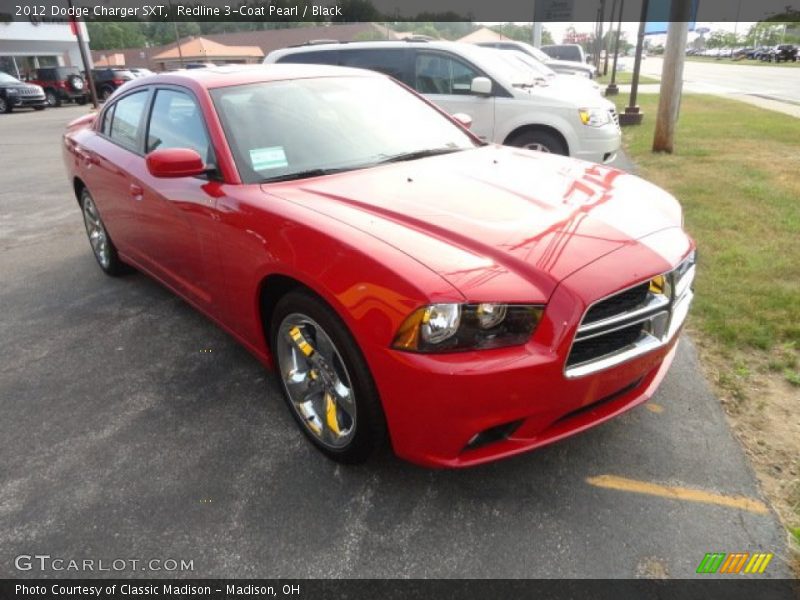 Redline 3-Coat Pearl / Black 2012 Dodge Charger SXT