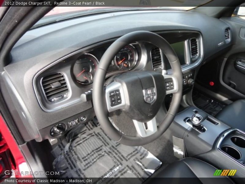 Redline 3-Coat Pearl / Black 2012 Dodge Charger SXT
