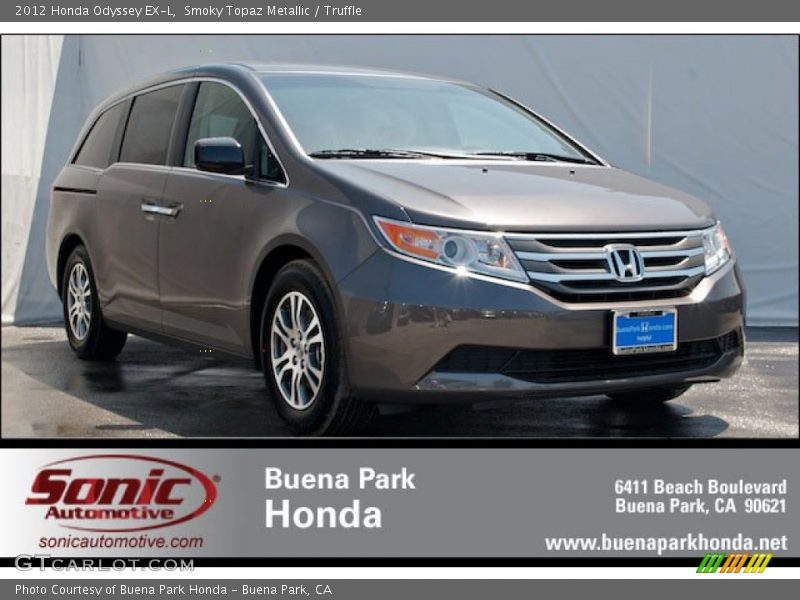 Smoky Topaz Metallic / Truffle 2012 Honda Odyssey EX-L