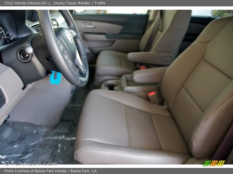 Smoky Topaz Metallic / Truffle 2012 Honda Odyssey EX-L