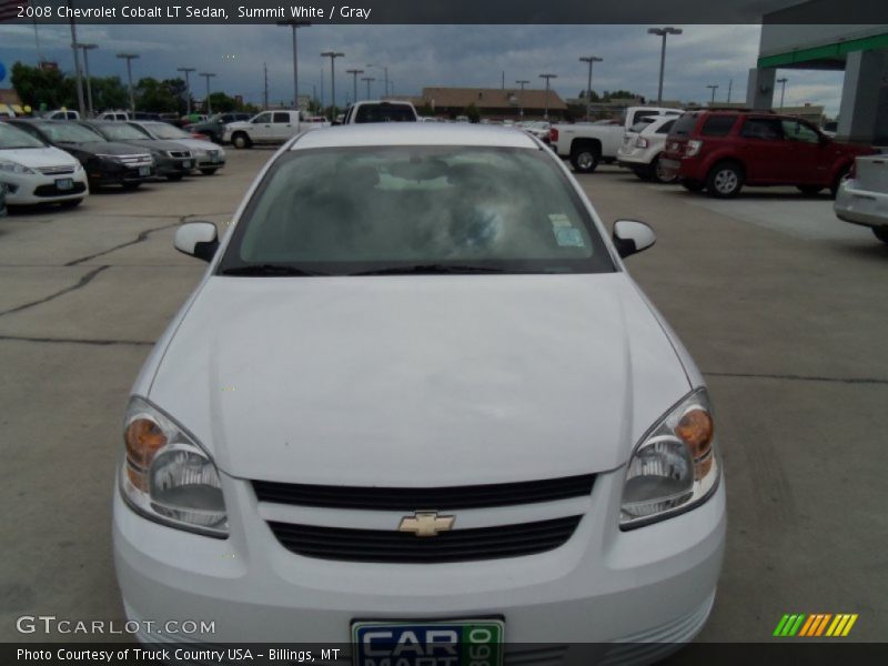 Summit White / Gray 2008 Chevrolet Cobalt LT Sedan