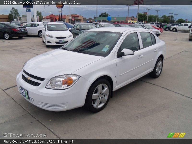 Summit White / Gray 2008 Chevrolet Cobalt LT Sedan