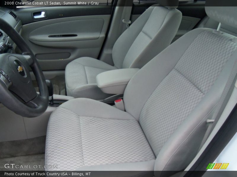 Summit White / Gray 2008 Chevrolet Cobalt LT Sedan