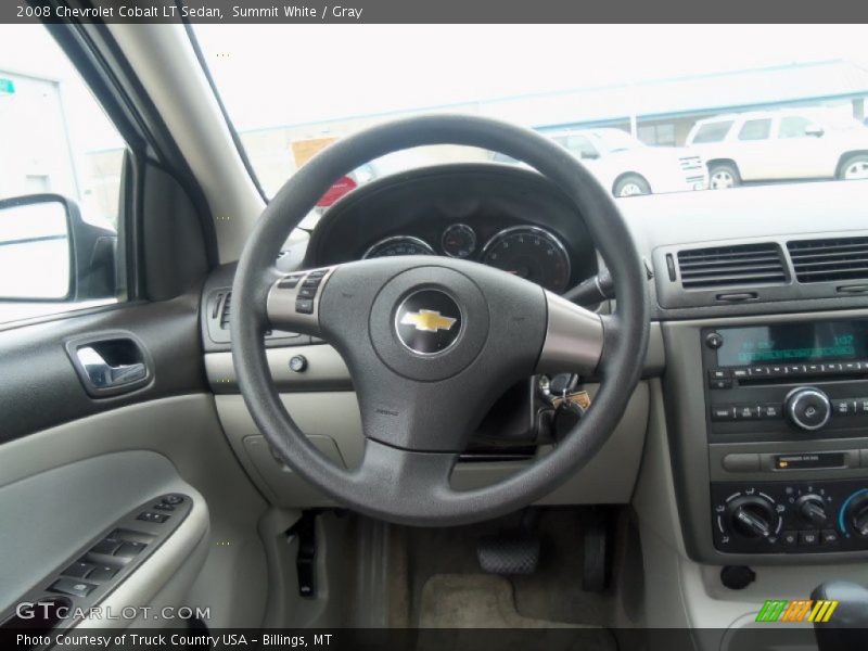 Summit White / Gray 2008 Chevrolet Cobalt LT Sedan
