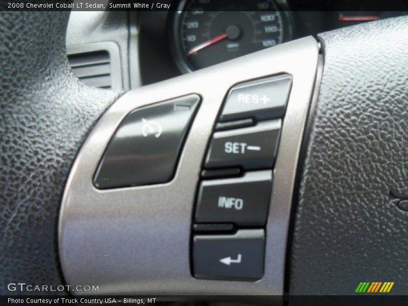 Summit White / Gray 2008 Chevrolet Cobalt LT Sedan