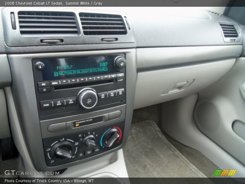 Summit White / Gray 2008 Chevrolet Cobalt LT Sedan