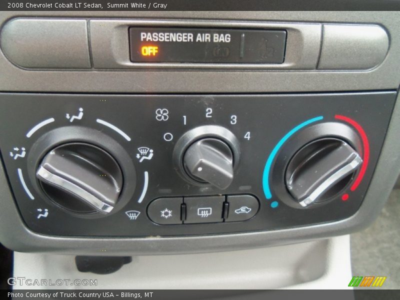 Summit White / Gray 2008 Chevrolet Cobalt LT Sedan