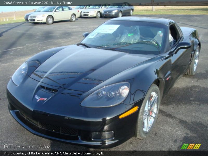 Black / Ebony 2008 Chevrolet Corvette Z06