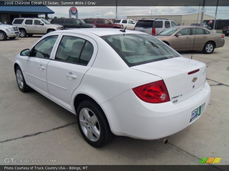 Summit White / Gray 2008 Chevrolet Cobalt LT Sedan