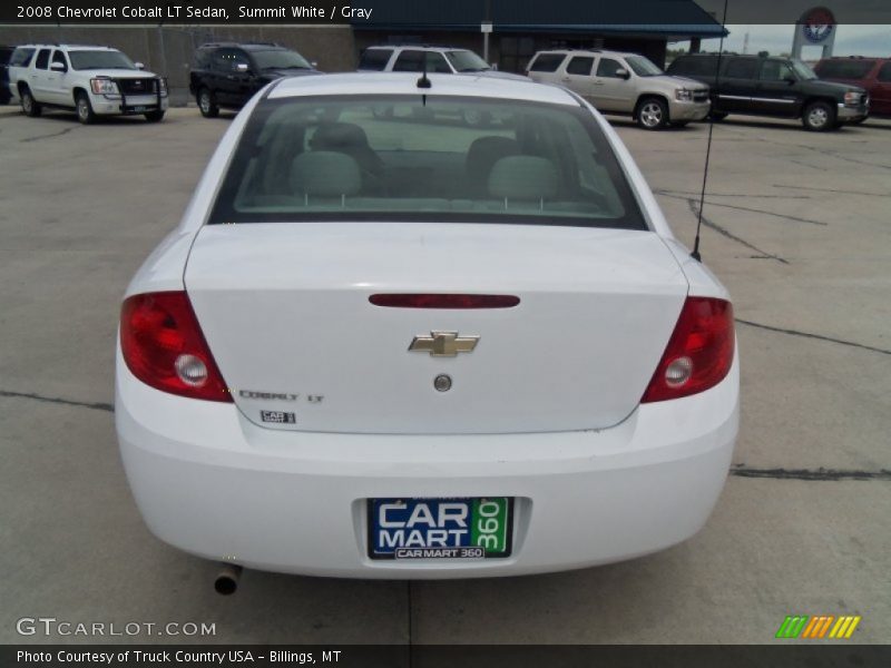 Summit White / Gray 2008 Chevrolet Cobalt LT Sedan