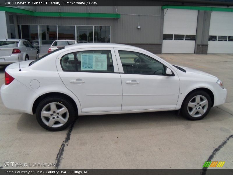 Summit White / Gray 2008 Chevrolet Cobalt LT Sedan