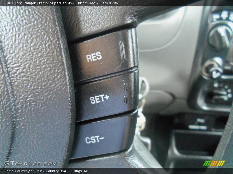 Bright Red / Black/Gray 2004 Ford Ranger Tremor SuperCab 4x4