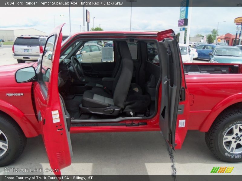  2004 Ranger Tremor SuperCab 4x4 Black/Gray Interior