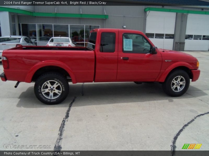 Bright Red / Black/Gray 2004 Ford Ranger Tremor SuperCab 4x4