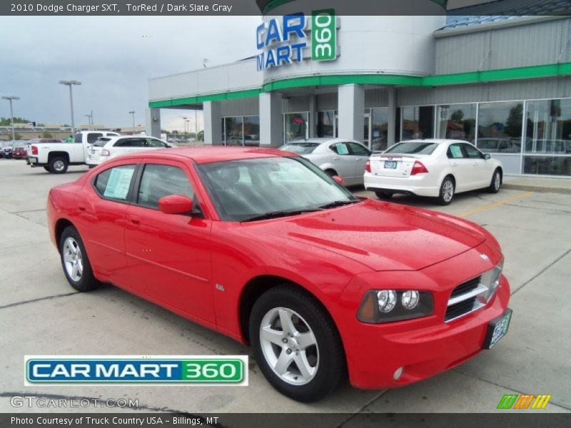TorRed / Dark Slate Gray 2010 Dodge Charger SXT