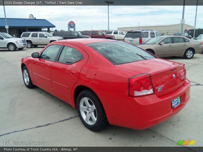 TorRed / Dark Slate Gray 2010 Dodge Charger SXT