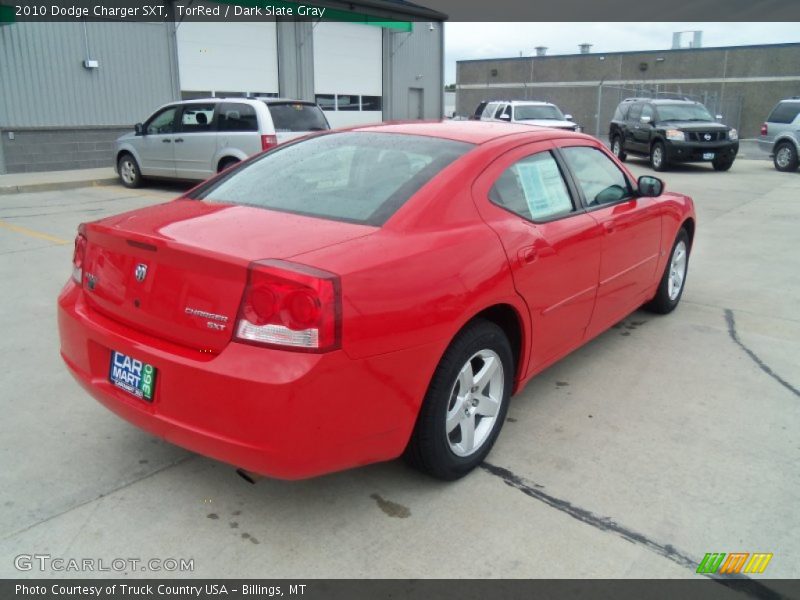 TorRed / Dark Slate Gray 2010 Dodge Charger SXT