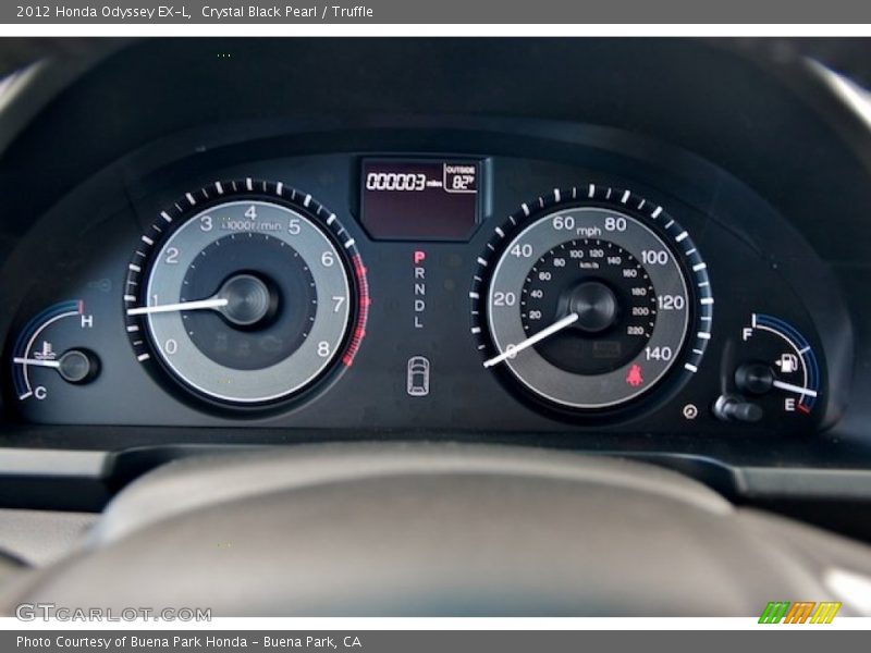 Crystal Black Pearl / Truffle 2012 Honda Odyssey EX-L