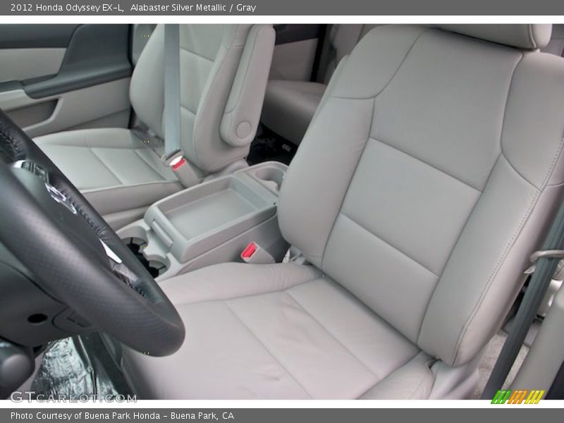 Alabaster Silver Metallic / Gray 2012 Honda Odyssey EX-L