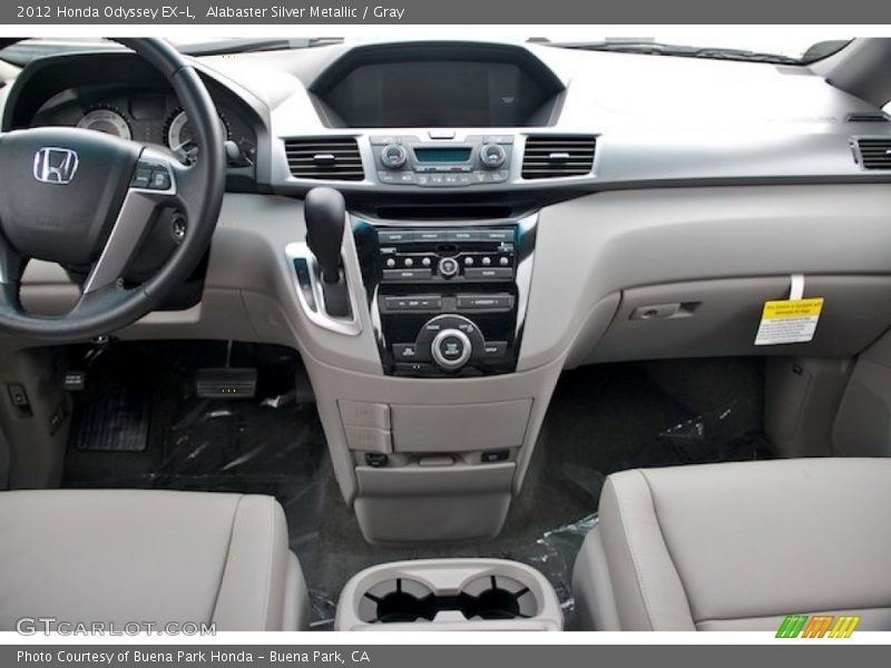 Alabaster Silver Metallic / Gray 2012 Honda Odyssey EX-L