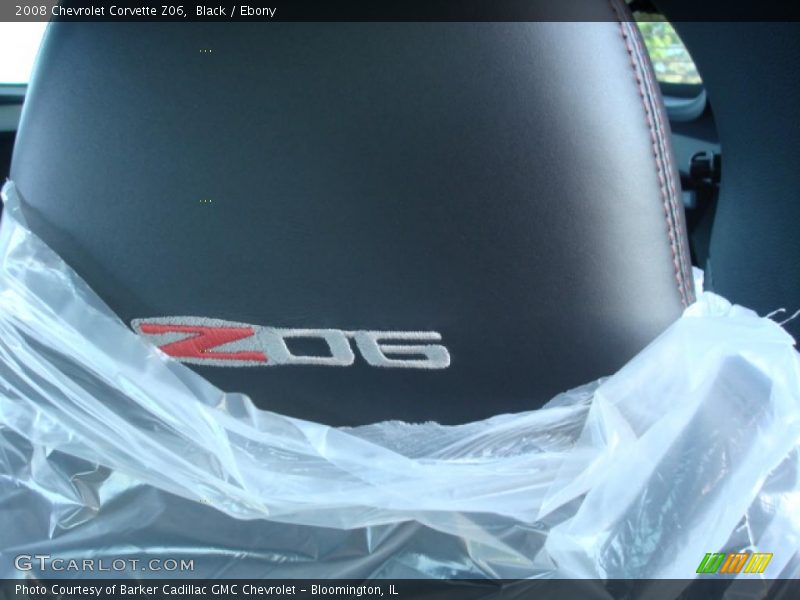 Black / Ebony 2008 Chevrolet Corvette Z06