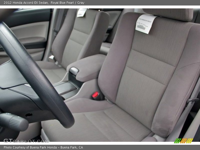 Royal Blue Pearl / Gray 2012 Honda Accord EX Sedan