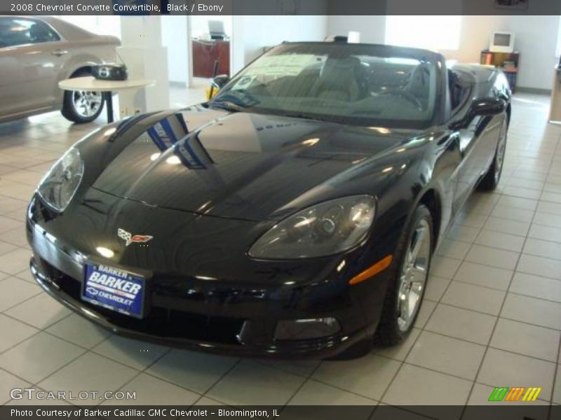 Black / Ebony 2008 Chevrolet Corvette Convertible