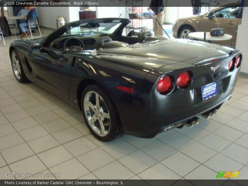 Black / Ebony 2008 Chevrolet Corvette Convertible