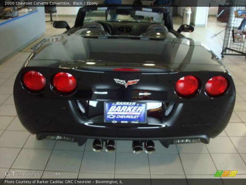 Black / Ebony 2008 Chevrolet Corvette Convertible