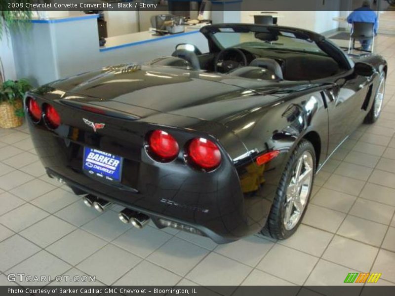 Black / Ebony 2008 Chevrolet Corvette Convertible