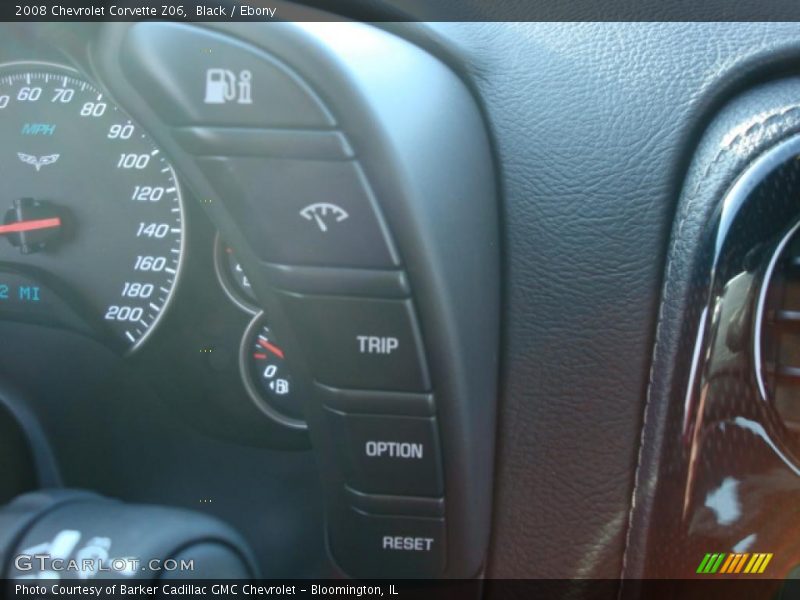 Black / Ebony 2008 Chevrolet Corvette Z06