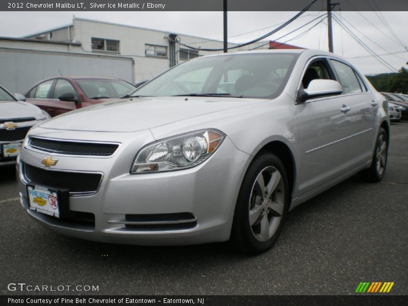 Silver Ice Metallic / Ebony 2012 Chevrolet Malibu LT