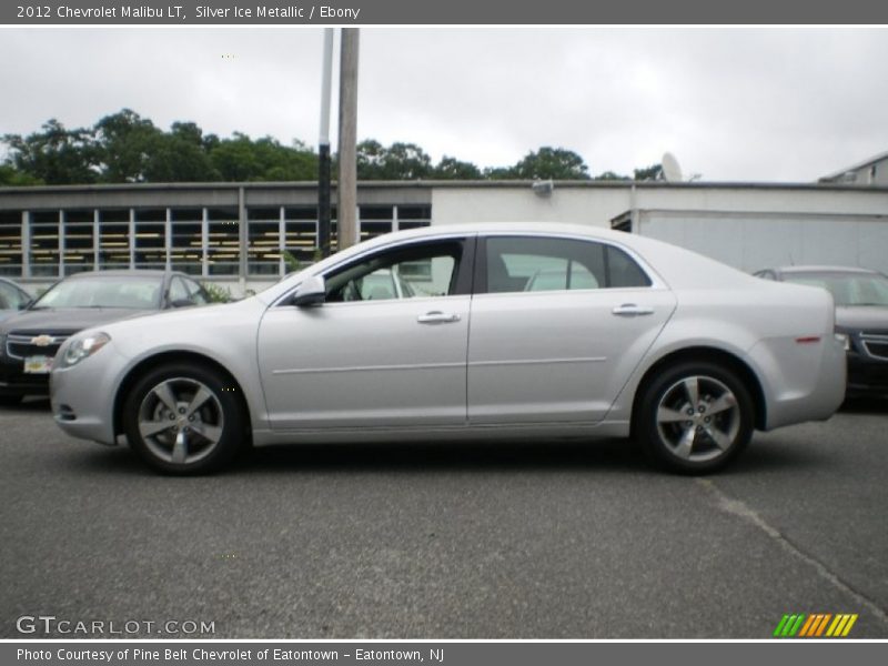 Silver Ice Metallic / Ebony 2012 Chevrolet Malibu LT