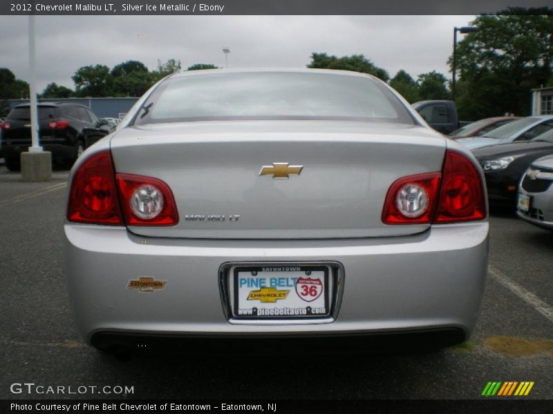 Silver Ice Metallic / Ebony 2012 Chevrolet Malibu LT