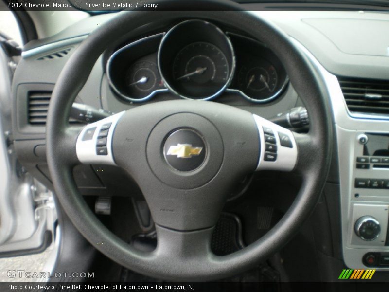 Silver Ice Metallic / Ebony 2012 Chevrolet Malibu LT