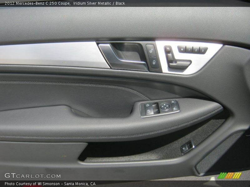 Iridium Silver Metallic / Black 2012 Mercedes-Benz C 250 Coupe