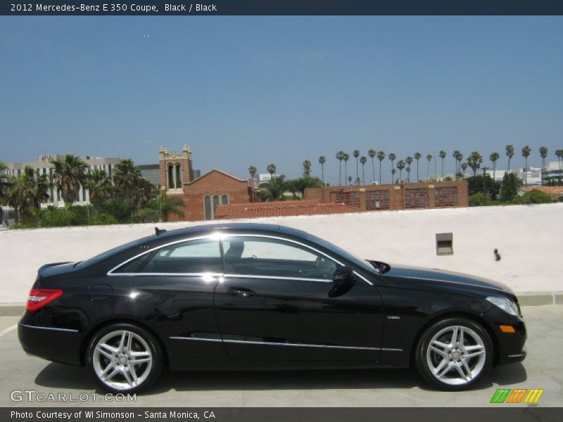 Black / Black 2012 Mercedes-Benz E 350 Coupe