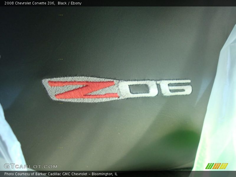 Black / Ebony 2008 Chevrolet Corvette Z06