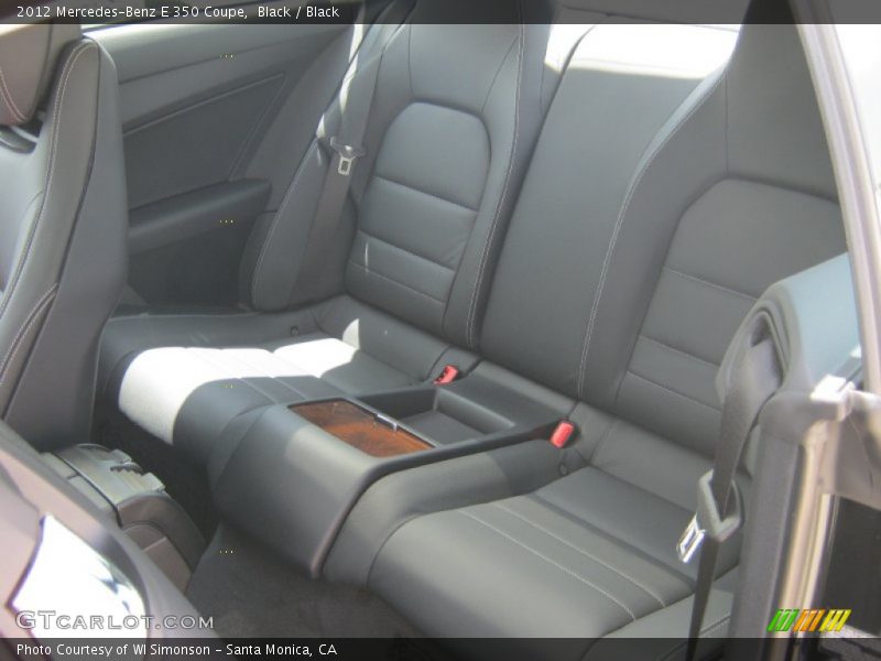 Black / Black 2012 Mercedes-Benz E 350 Coupe